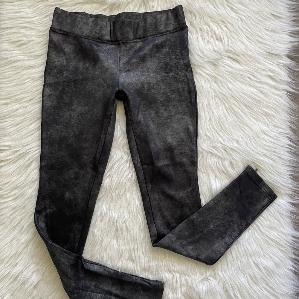 Free People Mosshart Metallic Moto Zipper Legging Size xs
